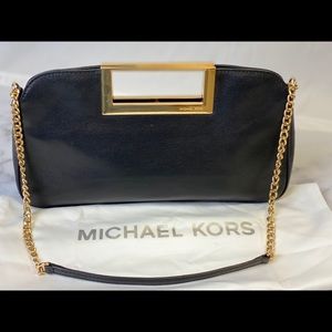 Michael Kors leather clutch.